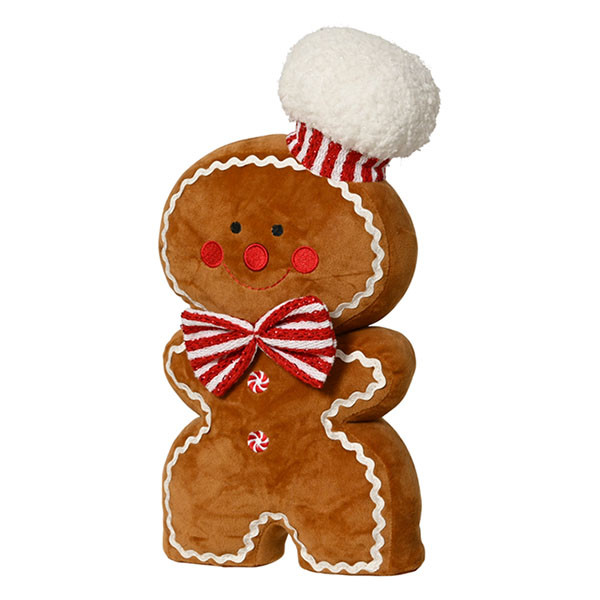 Decoris Kerstknuffel peperkoekmannetje | Decoris | 20 x 11 x 37 cm (Polyester) 703468 K151001922 - 1