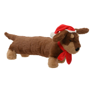 Decoris Kerstknuffel teckel | Decoris | 15 x 40 x 18 cm (Polyester) 580285 K151001865