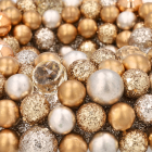 Decoris Kerstkrans | Decoris | Ø 33 cm (Kerstballen, Kunststof, Goud) 29986 K151100155 - 2