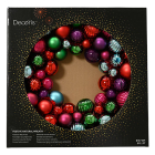 Decoris Kerstkrans | Decoris | Ø 38 cm (Kerstballen, Kunststof, Blauw/Paars/Groen/Rood) 23741 K151001659 - 2