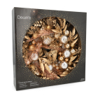 Decoris Kerstkrans | Decoris | Ø 50 cm (Decoratief, Goud) 724298 K151100156 - 3