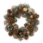 Decoris Kerstkrans | Decoris | ⌀ 33 cm (Decoratief, Bruin) 605580 K151001871 - 1