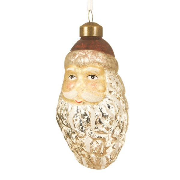 Decoris Kerstman kerst ornament | Decoris | 2 stuks (Glas) 62010 K151000609 - 2