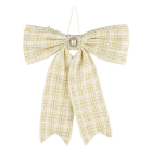 Decoris Kerstrik | Decoris | 33 x 40 cm (Beige, Geruit) 512129 K151001841 - 1