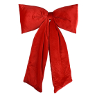 Decoris Kerstrik | Decoris | 80 x 115 cm (Rood, Fluweel) 512132 K151001844 - 1