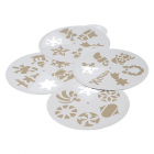 Decoris Kerstsjablonen | 4 stuks (Draaiend) 461582 K151000041 Decoris Kerstsjablonen | 4 stuks (Draaiend) 461582 K151000041