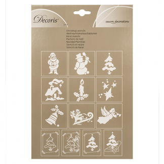 Decoris Kerstsjabloon (9 kerstfiguren) 461268 K151000047 - 