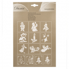 Decoris Kerstsjabloon (9 kerstfiguren) 461268 K151000047 Decoris Kerstsjabloon (9 kerstfiguren) 461268 K151000047