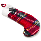 Decoris Kerstsok | Decoris | 50 x 29 centimeter (Schotse ruit, Fluweel) 703258 K150303190 - 2