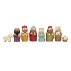 Decoris Kerststal figuren | Decoris | Tot 9.5 cm | Set van 8 (Polyresin) 598474 K151001069 - 2