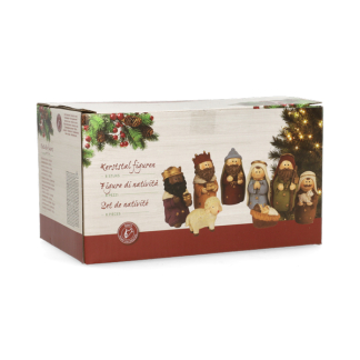 Decoris Kerststal figuren | Decoris | Tot 9.5 cm | Set van 8 (Polyresin) 598474 K151001069 - 3