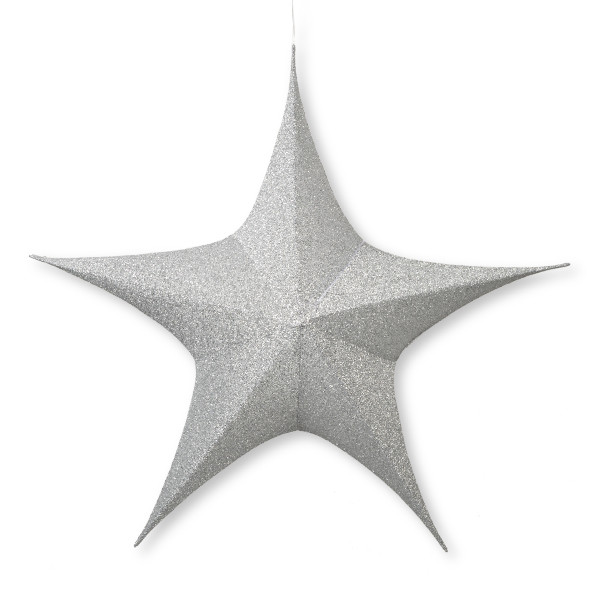 Decoris Kerstster | Decoris | Ø 135 cm (5-punts, Binnen, Zilver) 612325 K151000484 - 1