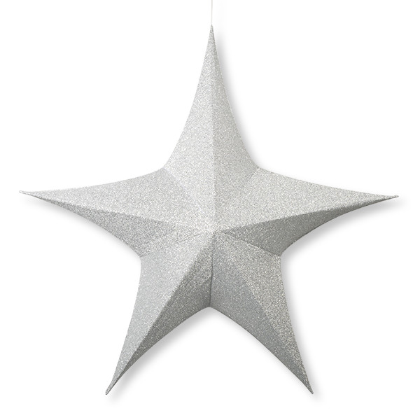 Decoris Kerstster | Decoris | Ø 180 cm (5-punts, Binnen, Zilver) 612324 K151000485 - 1