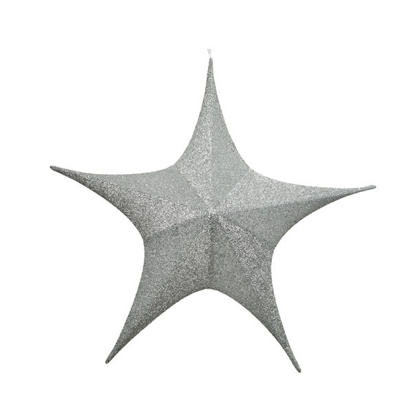 Decoris Kerstster | Decoris | Ø 80 cm (5-punts, Binnen, Zilver) 612326 K151000483 - 2