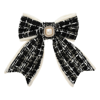 Decoris Kerststrik | Decoris | 11 x 14 cm (Zwart, Geruit) 512172 K151001851