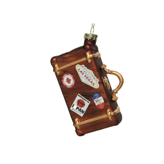 Decoris Koffer kerst ornament | Decoris (Glas) 121212 K151000934
