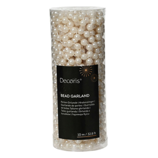 Decoris Kralenslinger kerstboom | Decoris | 10 meter (Parel) 567 K151001626