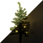Decoris Kunstkerstboom | Everlands | 60 centimeter (Steker, 20 LEDs, Binnen/buiten, Timer) 681124 K150304018 - 1
