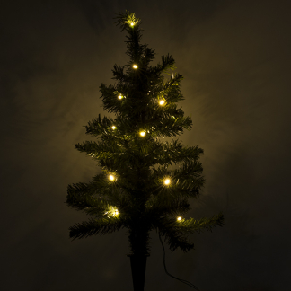 Decoris Kunstkerstboom | Everlands | 60 centimeter (Steker, 20 leds, Binnen/Buiten, Timer) 681124 K150304018 - 3