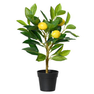 Decoris Kunstplant Citroenboom | Decoris | 43 cm (In pot, Ø 21 cm) 833538 K170105477 - 1