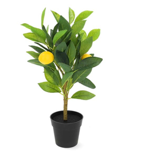 Decoris Kunstplant Citroenboom | Decoris | 43 cm (In pot, Ø 21 cm) 833538 K170105477 - 1
