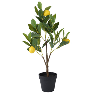 Decoris Kunstplant Citroenboom | Decoris | 60 cm (In pot, Ø 24 cm) 808509 K170105476