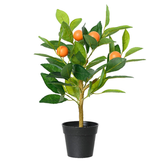 Decoris Kunstplant Sinaasappelboom | Decoris | 43 cm (In pot, Ø 21 cm) 833541 K170105478 - 1