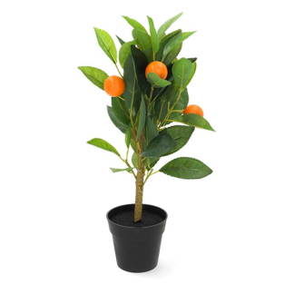 Decoris Kunstplant Sinaasappelboom | Decoris | 43 cm (In pot, Ø 21 cm) 833541 K170105478 - 1