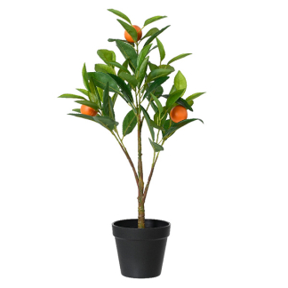 Decoris Kunstplant Sinaasappelboom | Decoris | 60 cm (In pot, Ø 27 cm) 833542 K170105479