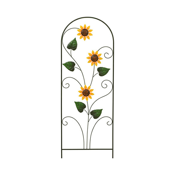 Decoris Metalen tuinscherm | Decoris | 1 x 41 x 122 cm (Zonnebloemen, IJzer) 809558 K170105740 - 1