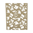 Decoris Metalen tuinscherm | Decoris | 57 x 21 x 118 cm (Met plantenbak, IJzer, Beige) 872215 K170105757 - 2