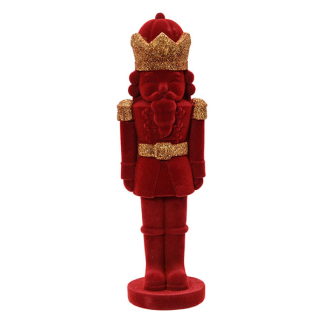 Decoris Notenkraker | Decoris | 8 x 7 x 26 cm (Kunststof, Rood) 704593 K151001935 - 1