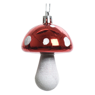 Decoris Paddenstoel kerst ornament | Decoris (Kunststof) 27676 K151001694