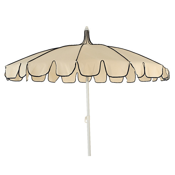 Decoris Parasol | Decoris | Ø 195 x 215 cm (Beige, Rond) 843708 K170105499 - 1