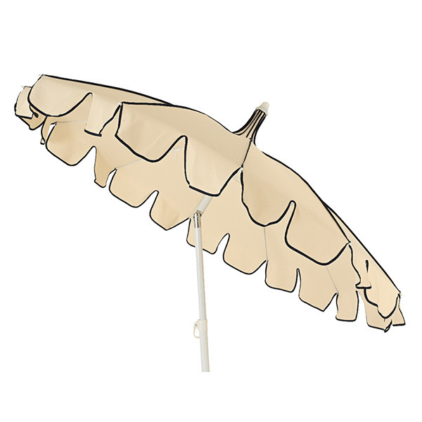 Decoris Parasol | Decoris | Ø 195 x 215 cm (Beige, Rond) 843708 K170105499 - 2