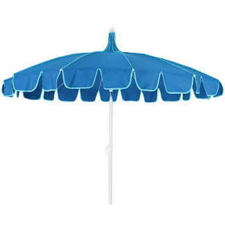 Decoris Parasol | Decoris | Ø 195 x 215 cm (Blauw, Rond) 843710 K170105501 - 1