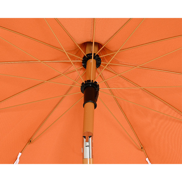 Decoris Parasol | Decoris | Ø 195 x 215 cm (Oranje, Rond) 843709 K170105500 - 3