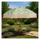 Decoris Parasol | Decoris | Ø 200 x 216 cm (Bloemenprint, Aluminium, Rond) 806473 K170105789 - 5