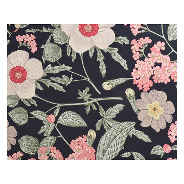 Decoris Parasol | Decoris | Ø 200 x 216 cm (Zwart, Bloemenprint, Aluminium, Rond) 806481 K170105791 - 2