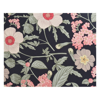 Decoris Parasol | Decoris | Ø 200 x 216 cm (Zwart, Bloemenprint, Aluminium, Rond) 806481 K170105791 - 2