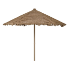 Decoris Parasol | Decoris | Ø 209 x 220 cm (Bruin, Gebreide toplaag, Rond) 843765 K170105800 - 1