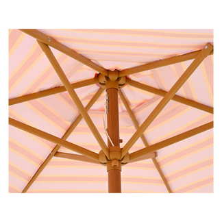 Decoris Parasol | Decoris | Ø 220 x 210 cm (Lila gestreept, Rond) 874557 K170105805 - 3