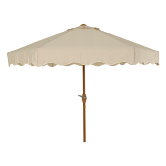 Decoris Parasol | Decoris | Ø 220 x 222 cm (Beige, Polyester, 100% FSC-hout) 806411 K170105786