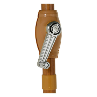 Decoris Parasol | Decoris | Ø 220 x 222 cm (Beige, Polyester, 100% FSC-hout) 806411 K170105786 - 2