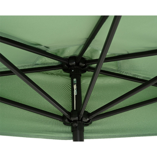 Decoris Parasol | Decoris | 270 x 135 x 235 cm (Groen/Wit, Half) 843530 K170105497 - 4