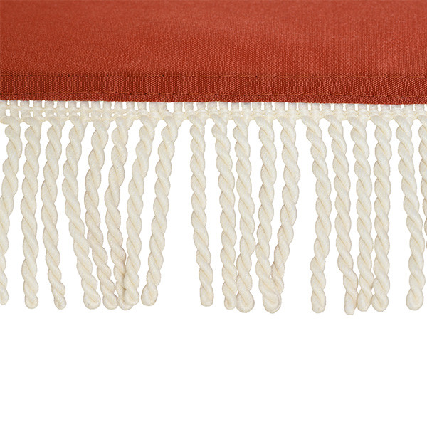 Decoris Parasol | Decoris | 270 x 135 x 235 cm (Oranje/Wit, Half) 843529 K170105496 - 6