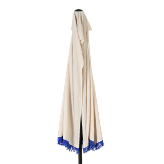 Decoris Parasol | Decoris | 270 x 135 x 235 cm (Wit/blauw, Half) 843527 K170105495 - 3