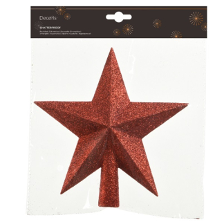 Decoris Piek kerstboom (Ster, Rood) 029542 K151000419 - 