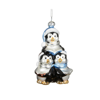 Decoris Pinguïn kerst ornament | Decoris (Glas) 129696 K151000940