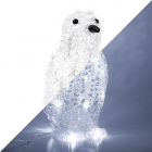 Decoris Pinguin kerst - 24 cm (20 LEDs, Batterijen, Timer, Binnen/Buiten) 491031-2 K151000058 Decoris Pinguin kerst - 24 cm (20 LEDs, Batterijen, Timer, Binnen/Buiten) 491031-2 K151000058